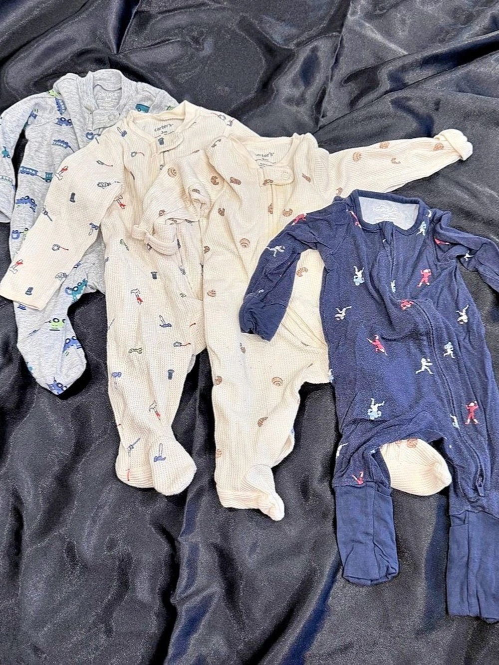 FOUR ITEMS Carter's Baby Footies Bundle